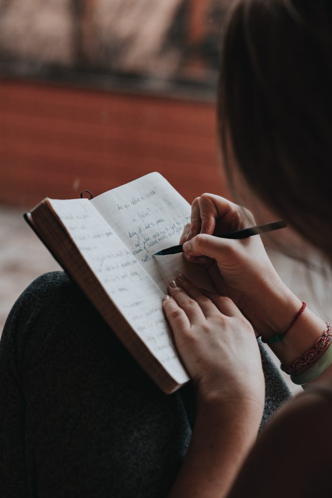 journaling during a break in therapy