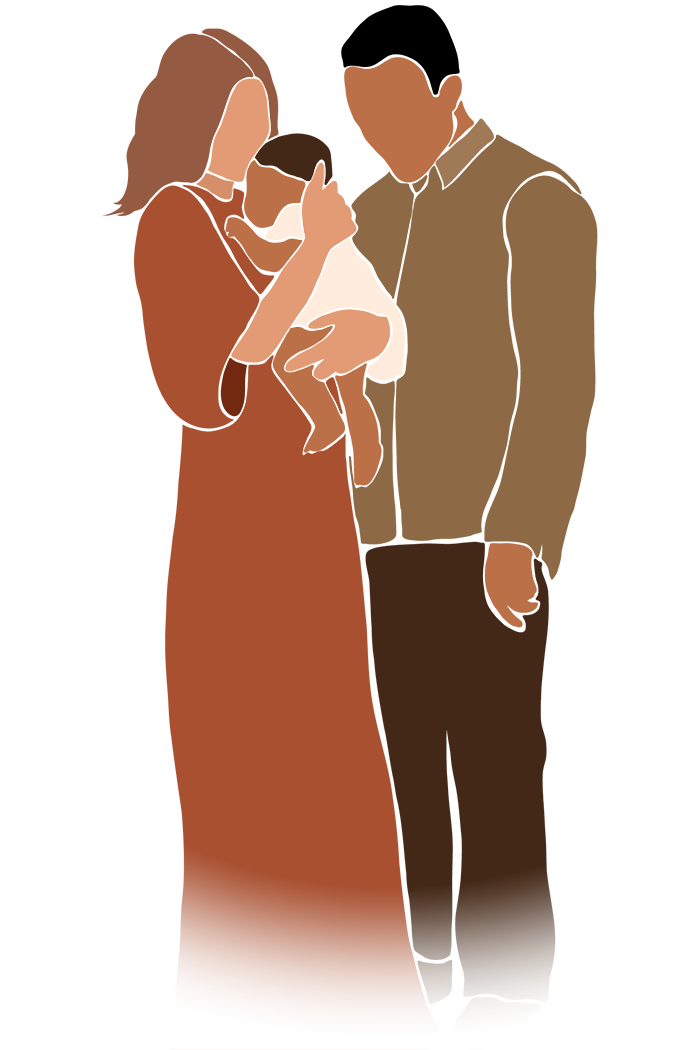 family counseling couple with baby